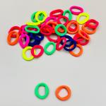 Neon Soft Fabric Ponytail Holders