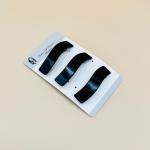 Classic Black French Hair Clip Wavy Design
