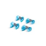 Girl's Crystel Heart Bow Hair Clip