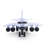 لعبة طائرة A380 مع عجلات تصميم واقعي، متينة وممتعة للأطفال