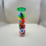 Neon Matte Spiral Hair Ties Set