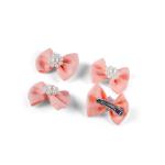 Girl's Pearl Cluster Bow Hair Clip