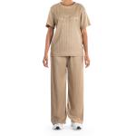 Ribbed Loungewear Set, Stretchy & Lightweight