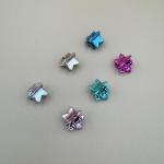 Mini Metallic Star Hair Claw Clips