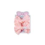 Girls French Bow Hair clip Set with Mesh & Lace