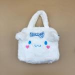 Stitch Face Plush Backpack – Blue & Pink Ears