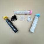 Elastic Hair Bands in Storage Case Set of 3pcs