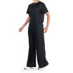 Ribbed Loungewear Set, Shiny Finish & Relaxed Fit