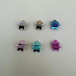 Mini Metallic Star Hair Claw Clips