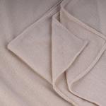 Cotton and Chiffon Scarf with Fine Stitch Edges - Dark Beige
