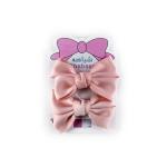 Girls French Bow Hair clip Set