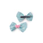 Girl's Double Layered with mini Bow Accent Hair Clip