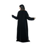 Bold and Modern Color-Blocked Design Abaya with a striking lapel details