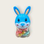 Bunny Head Play Dough Set – 14 Colors Modeling Clay Kit with Cute Animal Storage