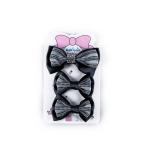 Girl's Elegant Rhinestone Crystal Accent Bow Hair Clip