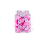 Girl's Heart Accent Double Layer Bow Hair Clip