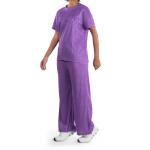 Ribbed Loungewear Set, Shiny Finish & Relaxed Fit