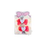 Girl's Heart Accent Double Layer Bow Hair Clip