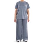 Ribbed Texture Loungewear Set – Embroidered Chest & Relaxed Fit