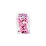 Girl's Rhinestone Accent Hair Bow Clip with Crystals