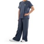 Ribbed Texture Loungewear Set – Embroidered Chest & Relaxed Fit