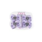 Girl's Crystel Heart Bow Hair Clip