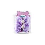 Girl's Pearl Decore Bow Hair Clip Set